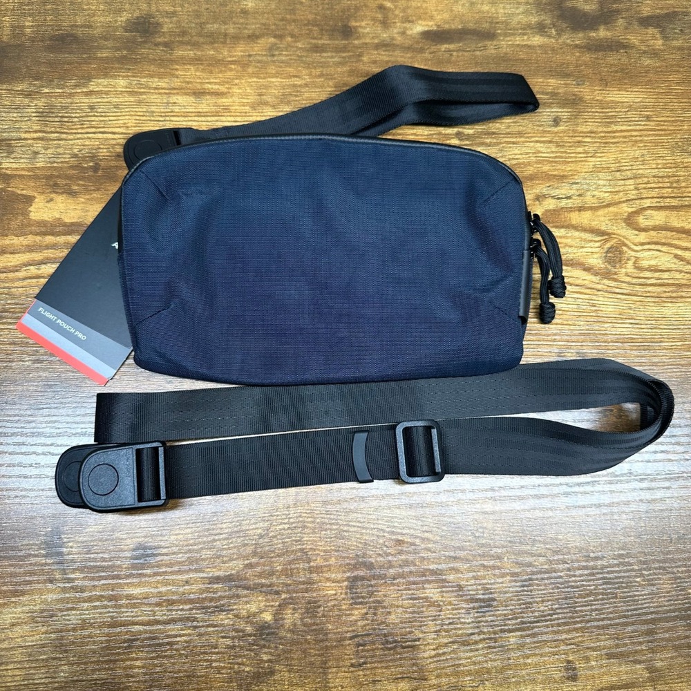 ALPAKA Flight Pouch Pro Moonlight Blue Axoflux 400D RFID Travel Crossbody Bag